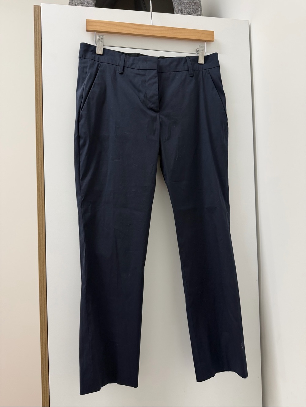 Prada Navy Ankle Length Trousers